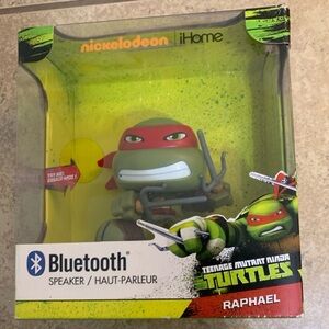 New! iHome Teenage Mutant Ninja Turtles Portable Wireless Bluetooth Speaker.2016